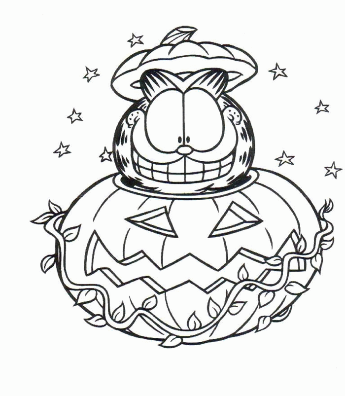 Plansa de colorat cu Halloween 63 123